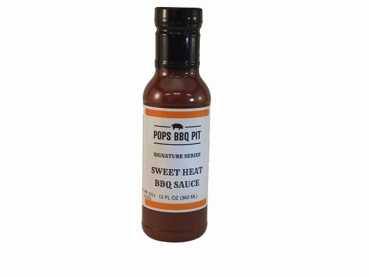 Pops BBQ Pit Signature Sweet Heat BBQ Sauce 12 oz.