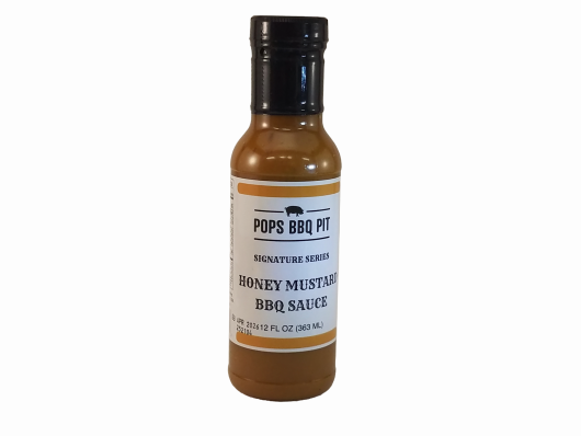 Pops BBQ Pit Signature Honey Mustard BBQ Sauce 12 oz.