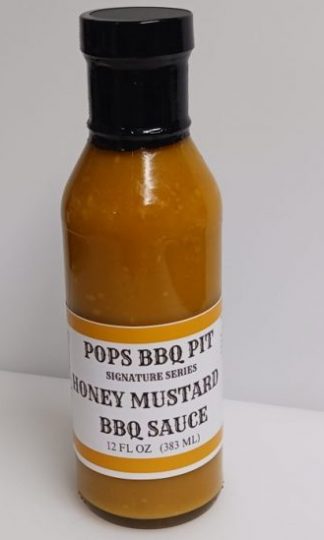 Pops BBQ Pit Signature Honey Mustard BBQ Sauce 12 oz.