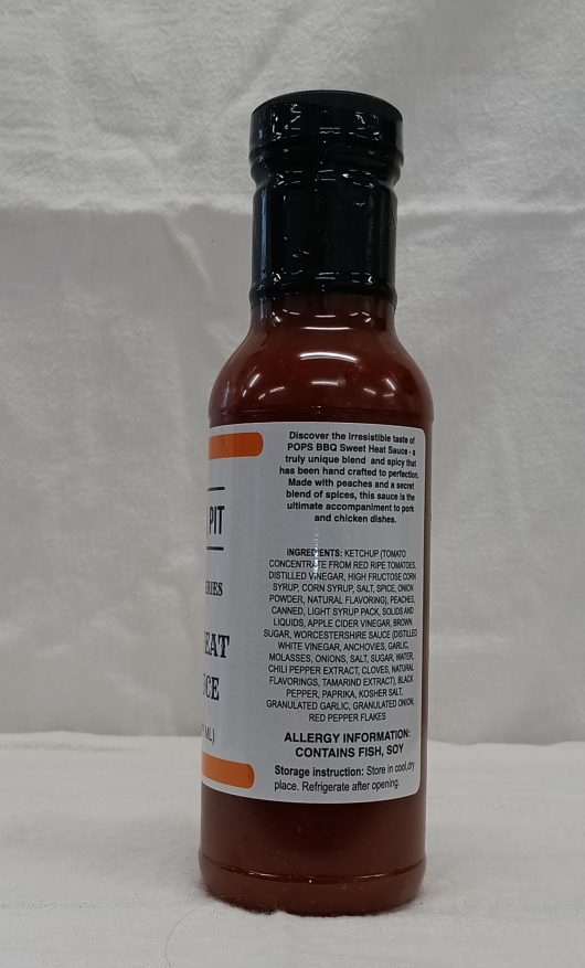 Pops BBQ Pit Signature Sweet Heat BBQ Sauce 12 oz. - Image 3