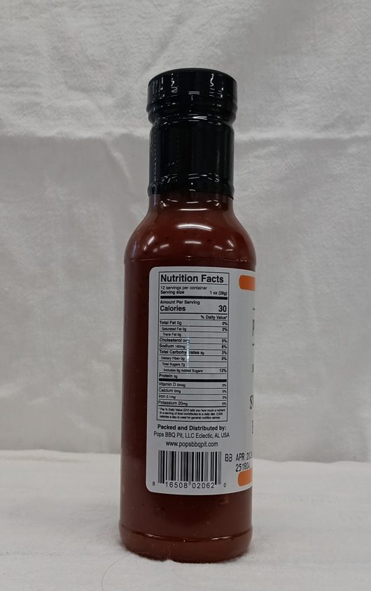 Pops BBQ Pit Signature Sweet Heat BBQ Sauce 12 oz. - Image 4