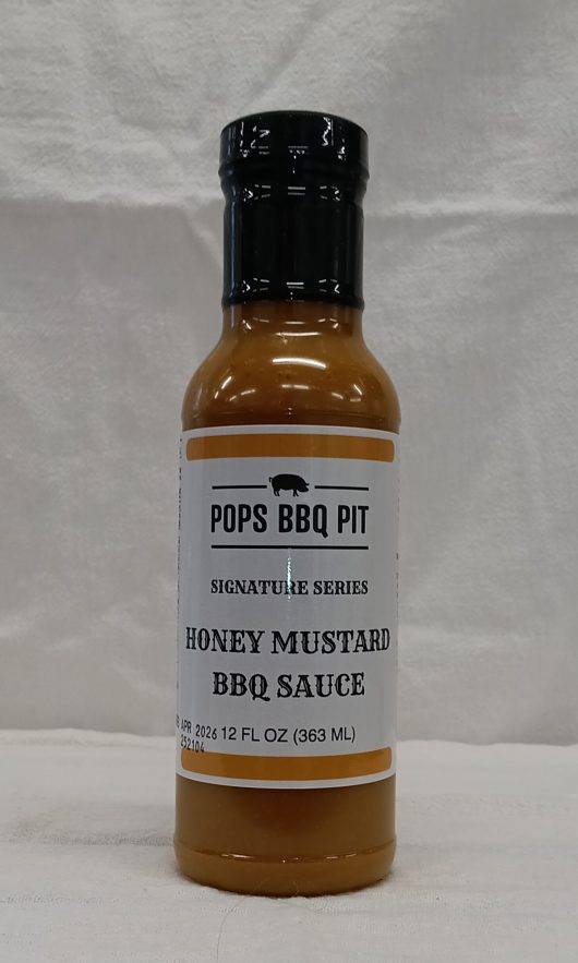 Pops BBQ Pit Signature Honey Mustard BBQ Sauce 12 oz. - Image 2