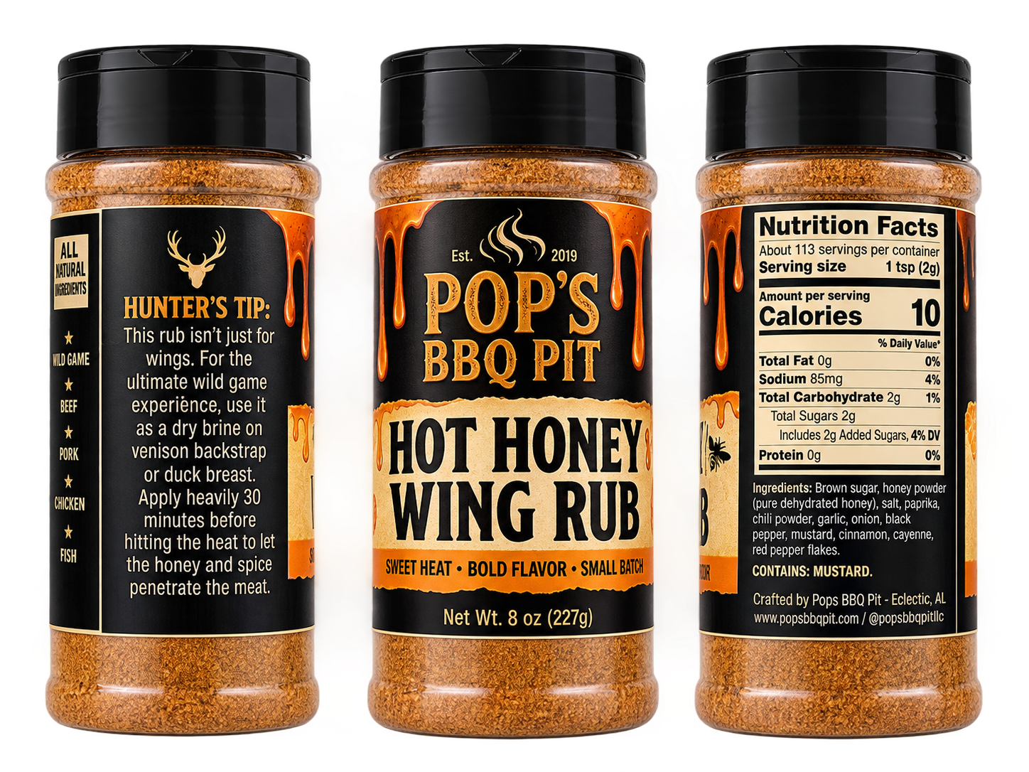 Hot Honey Wing Rub 8 oz - Image 4